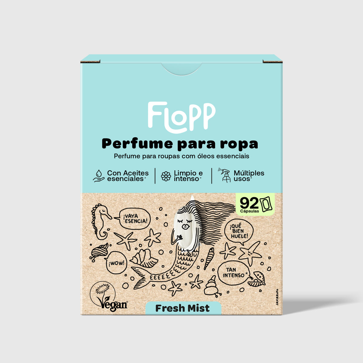 Pack Colada Detergente + Perfume para Ropa Fresh Mist
